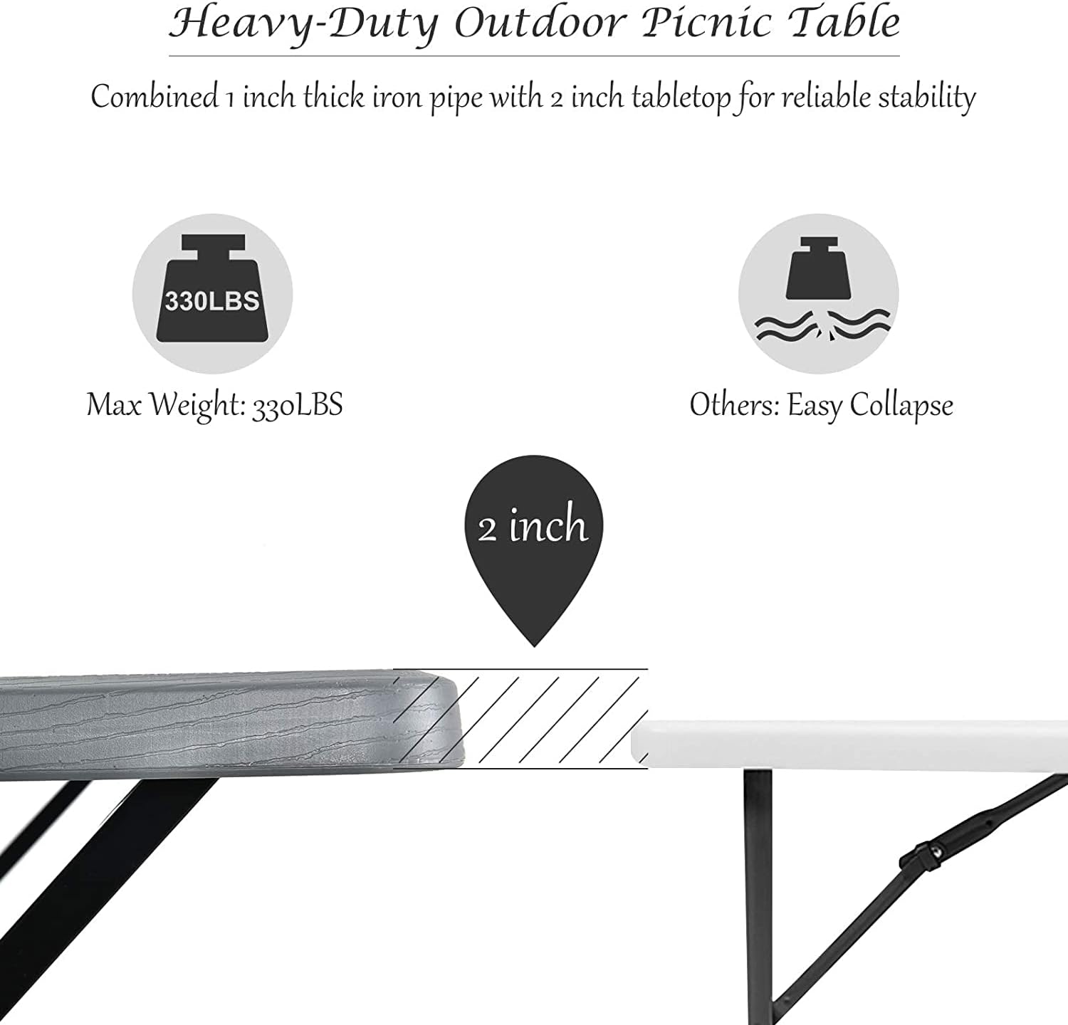 All Weather Picnic Table Set