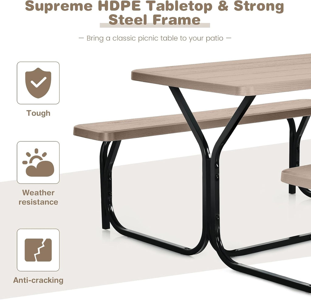 Outdoor Picnic Table Set