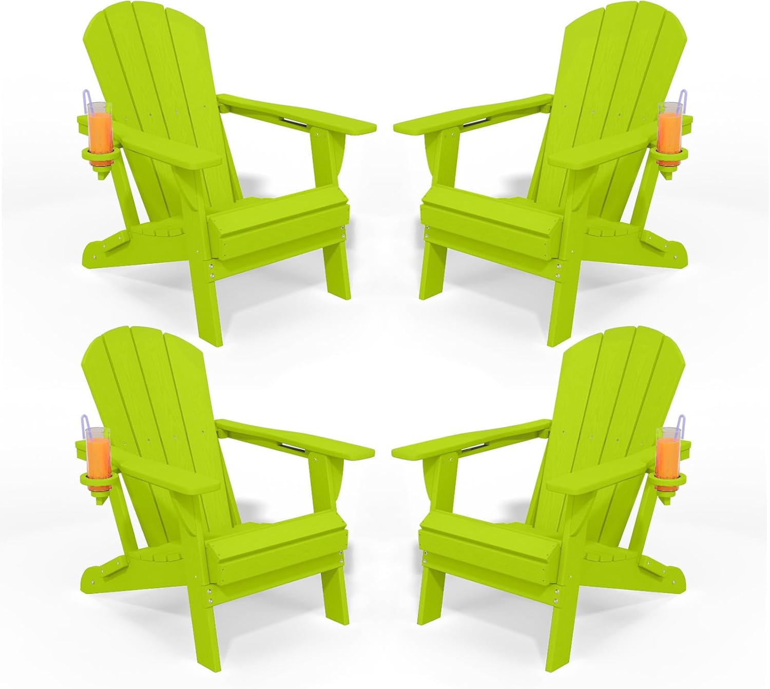 Folding Adirondack Chairs With Cup Holders
