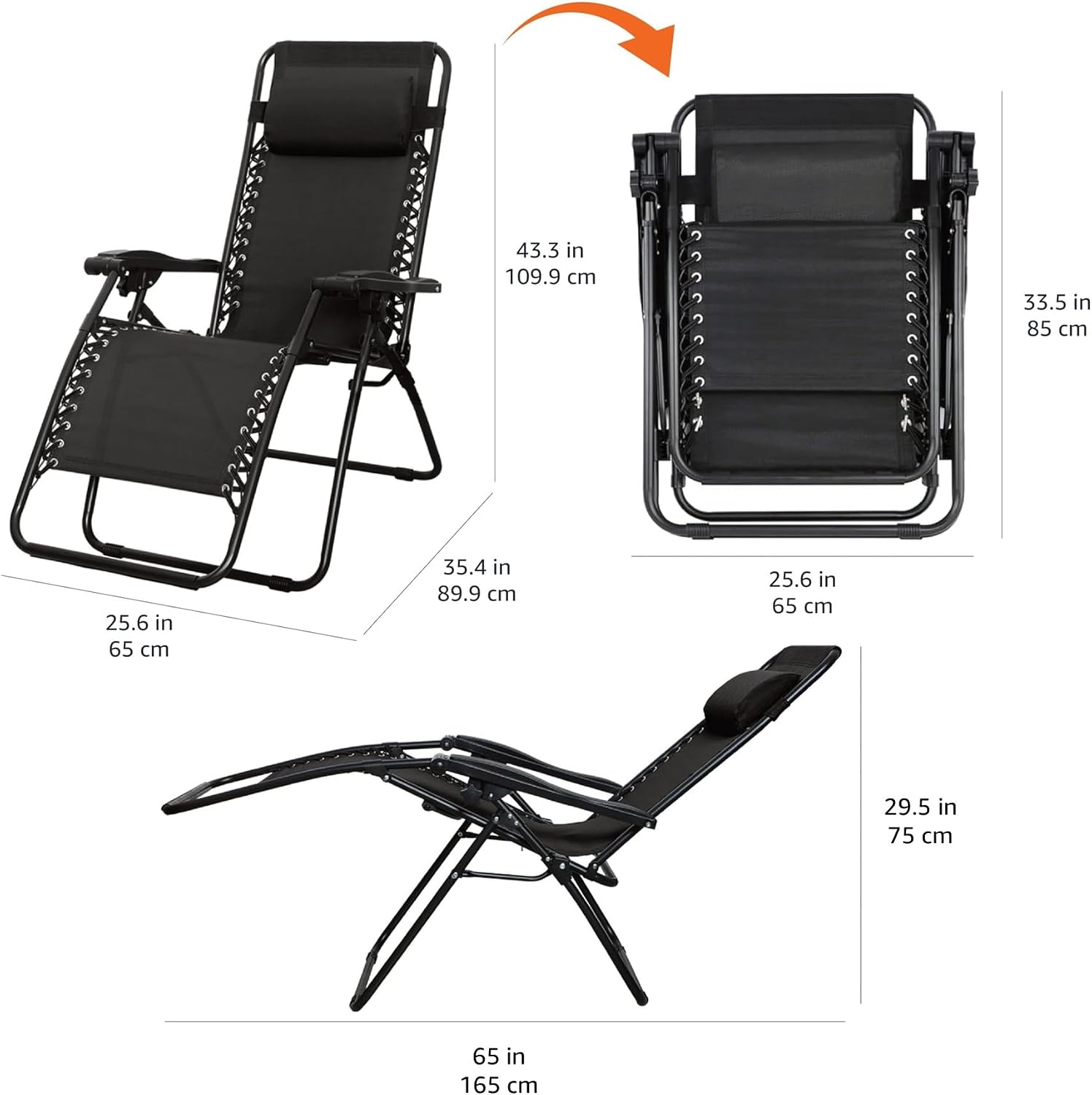 Basics Zero Gravity Lounge Chair