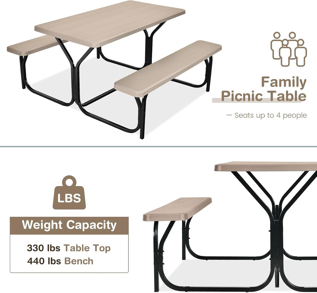 Outdoor Picnic Table Set