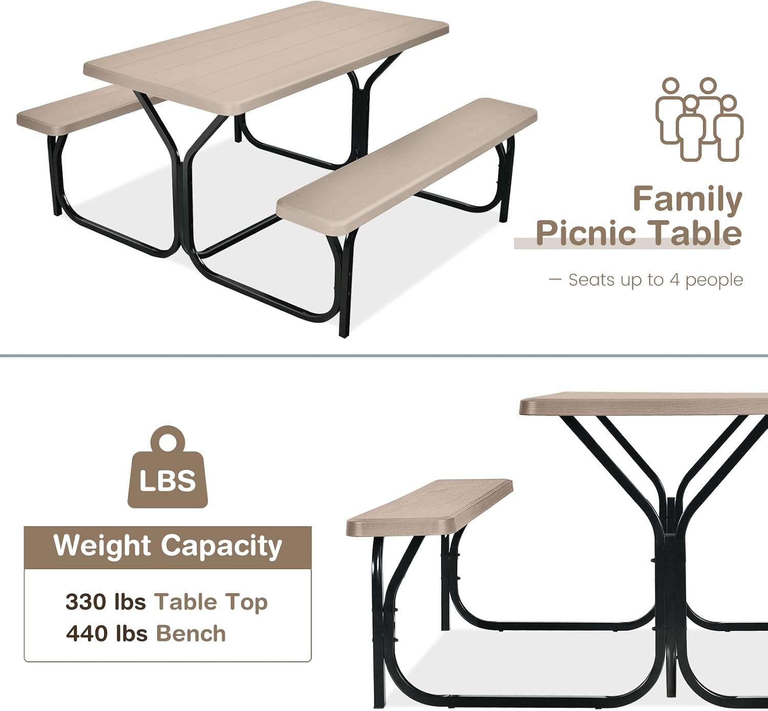 Outdoor Picnic Table Set