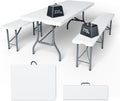6FT HDPE Folding Picnic Table Set
