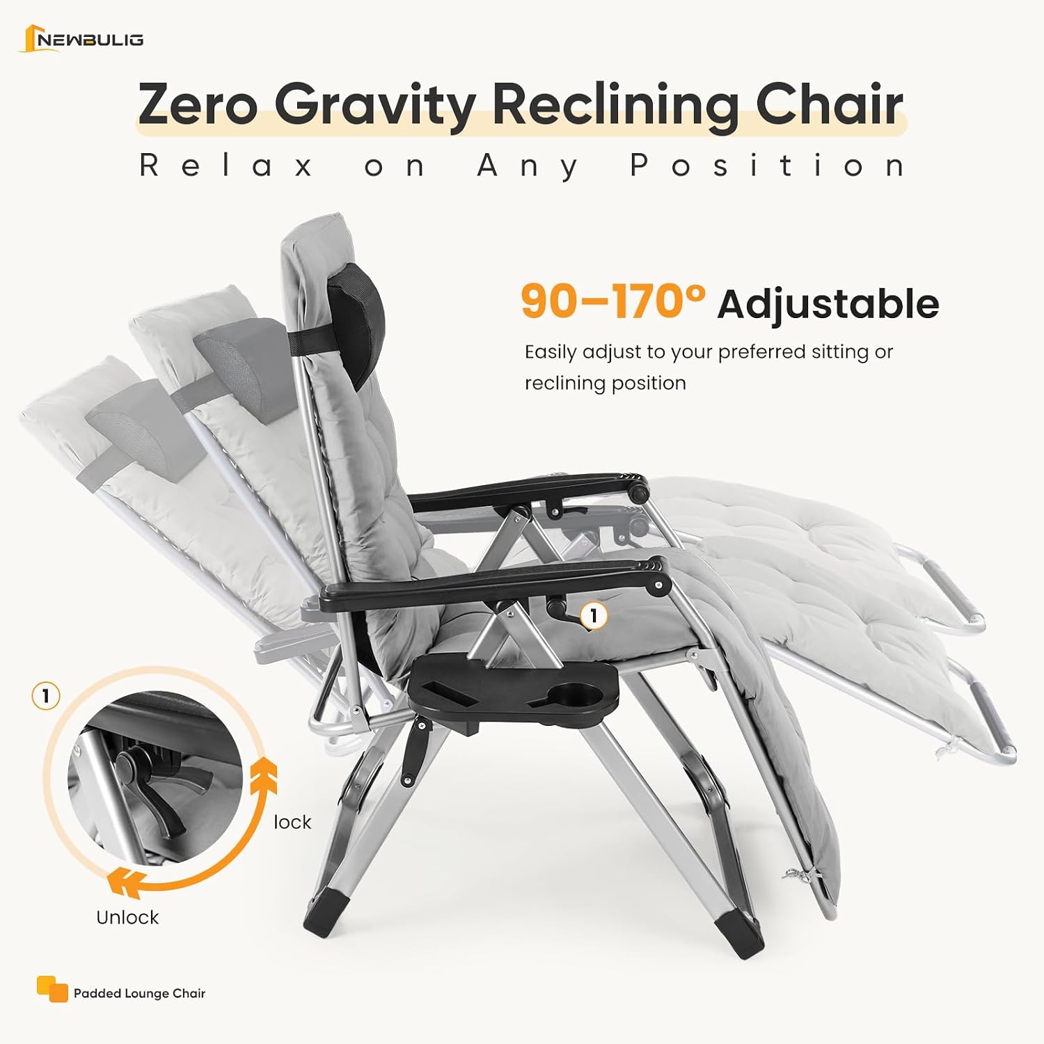 Foldable Zero Gravity Chair