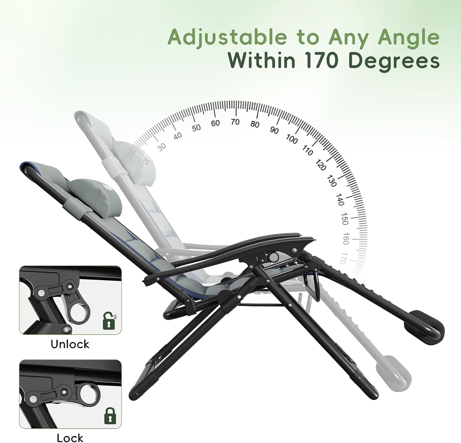 Padded XL Zero Gravity Chair