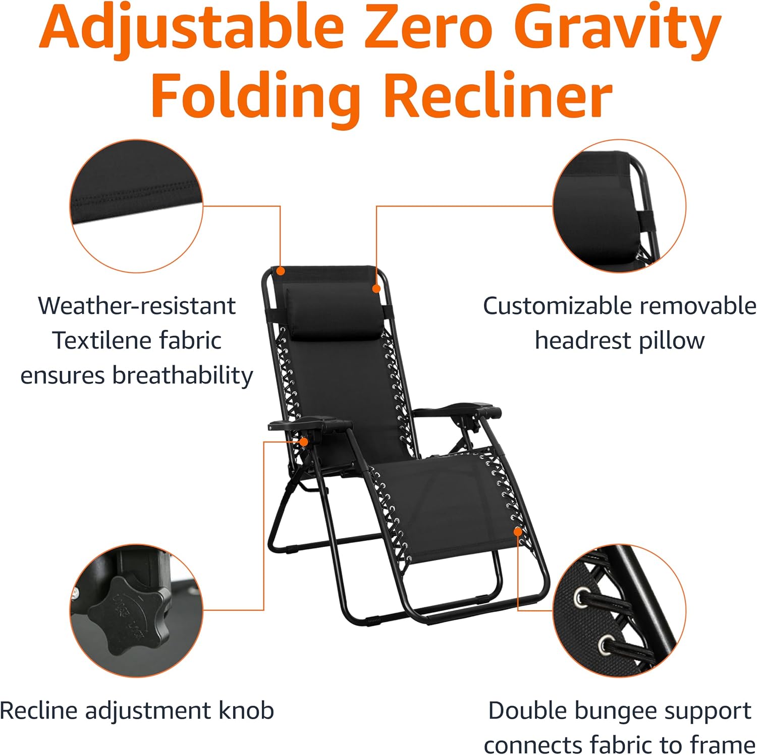 Basics Zero Gravity Lounge Chair