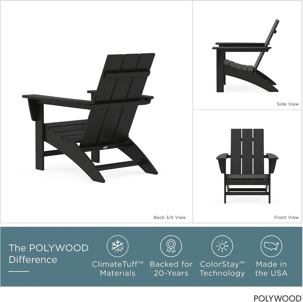 Modern HDPE Adirondack Chair