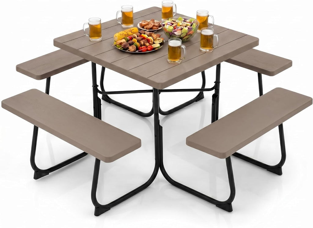 8-Seat HDPE Picnic Table