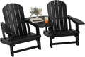 2 Pack HDPE Adirondack Chair Set