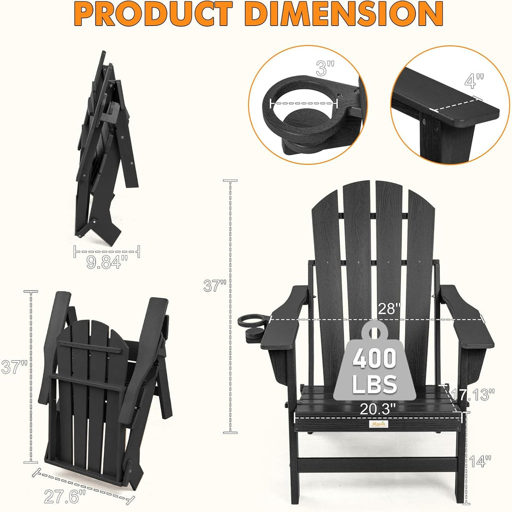 Folding Adirondack Chairs With Cup Holders