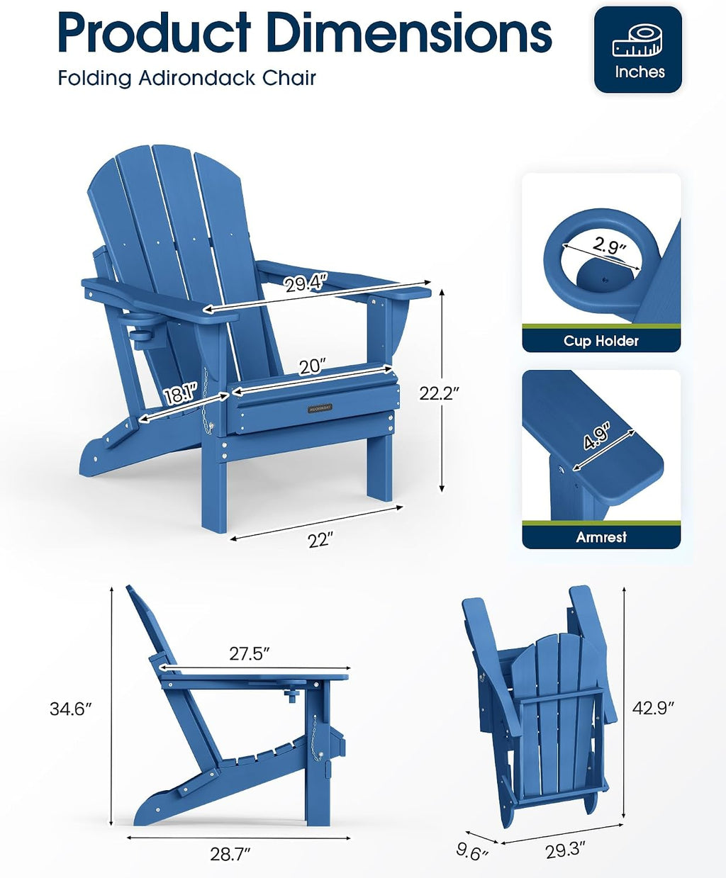 Folding Adirondack Chair