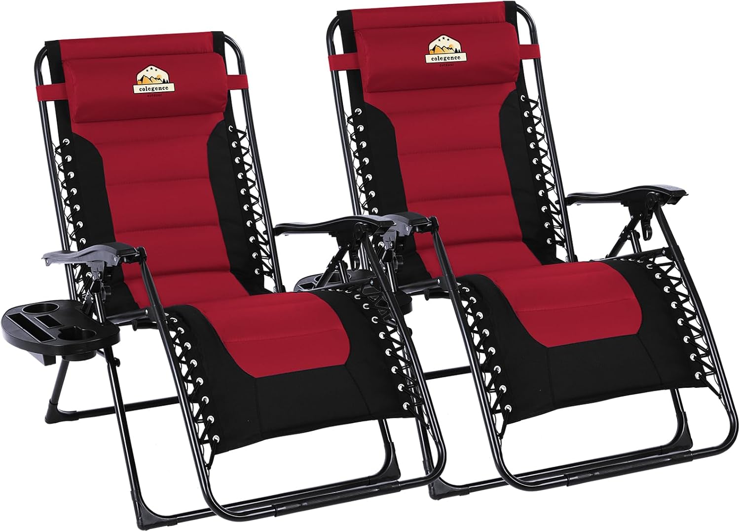 2 Padded Zero Gravity Lounge Chairs