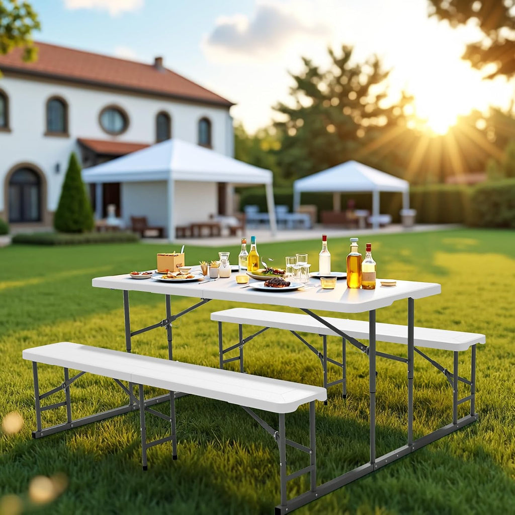 Foldable Picnic Table Set