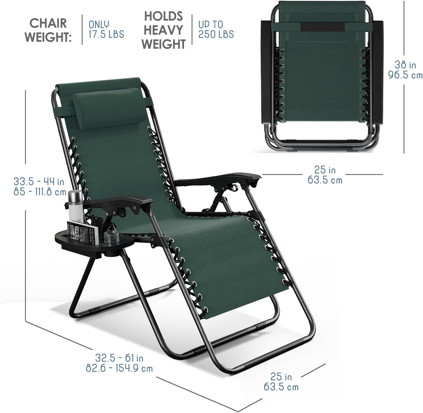 Nestl Single Zero Gravity Lounge Chair