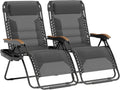 2 Pack XXL Padded Zero Gravity Chairs