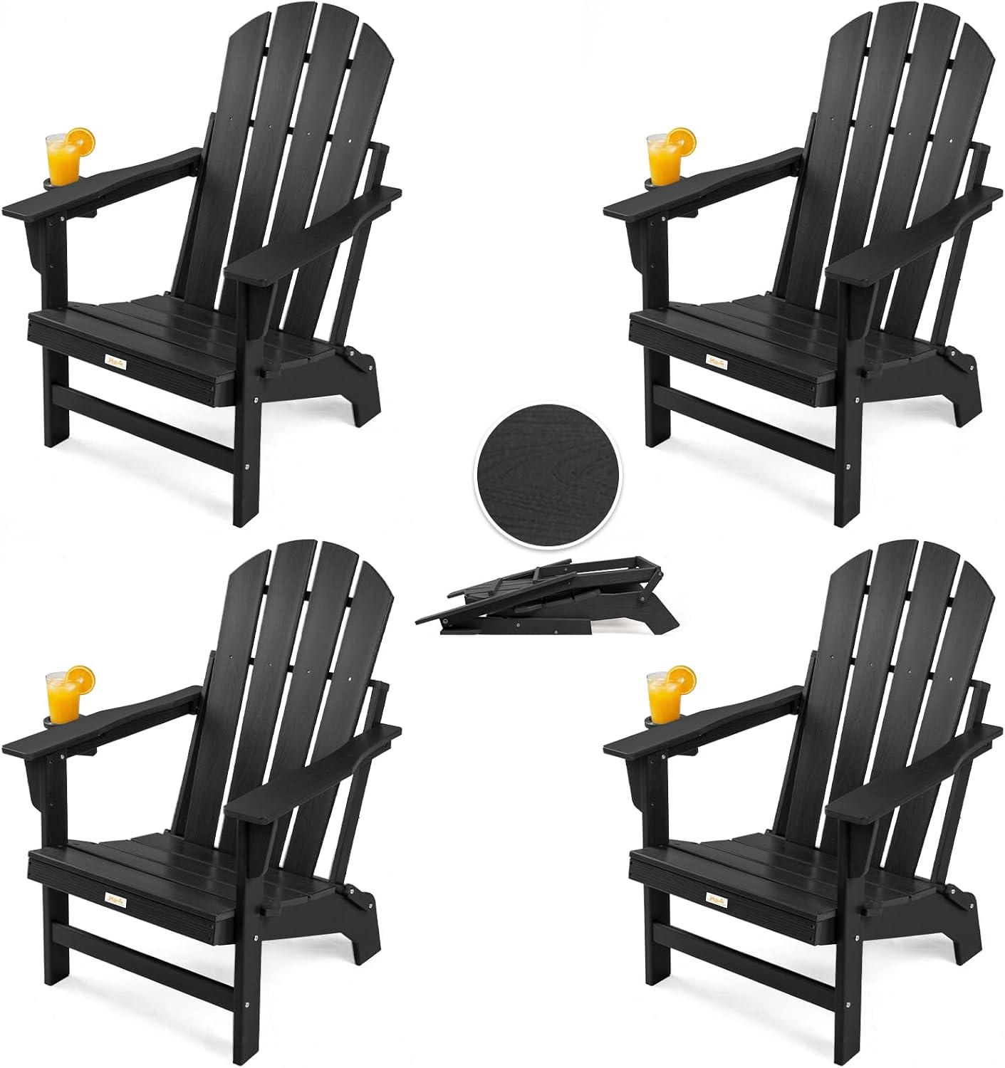 Folding Adirondack Chairs With Cup Holders