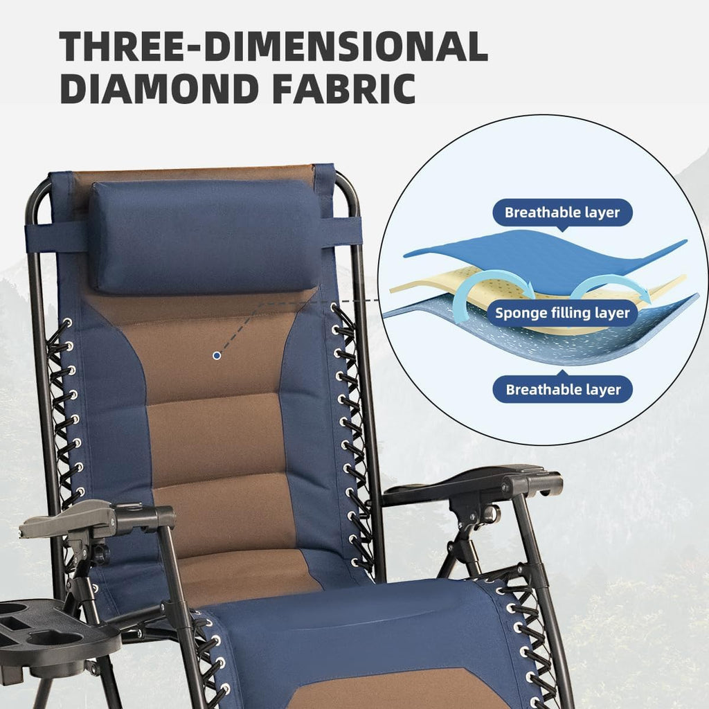 Padded Zero Gravity Lounge Chair