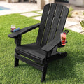 Folding Adirondack Chair With Cup Holder