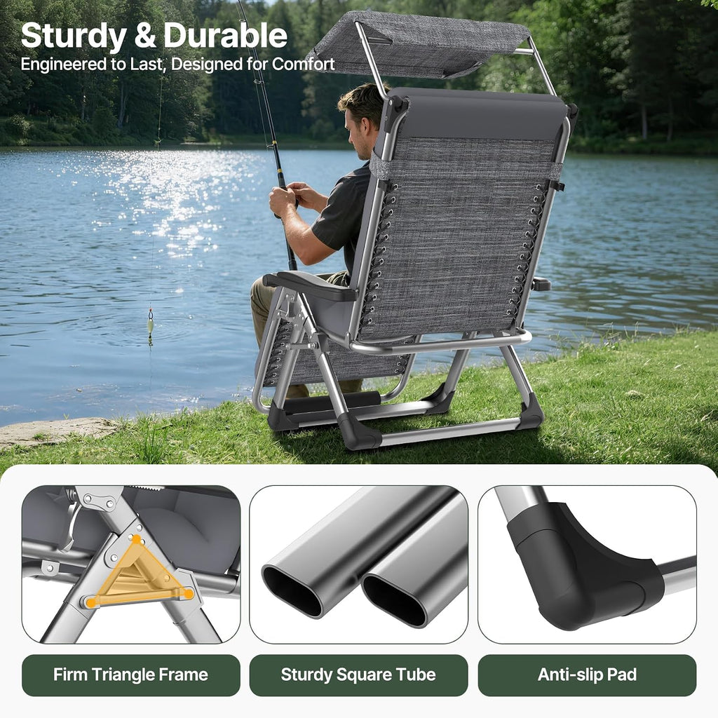 Suteck XL Zero Gravity Chair With Canopy