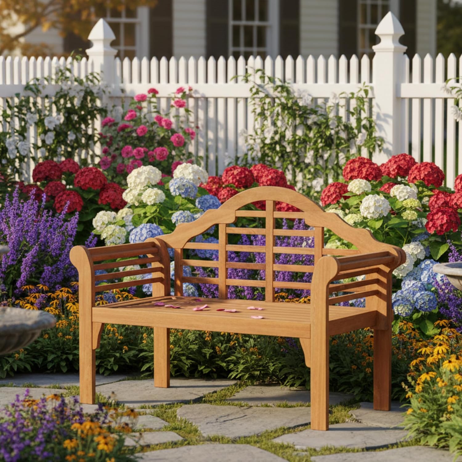 Eucalyptus Wood Foldable Bench