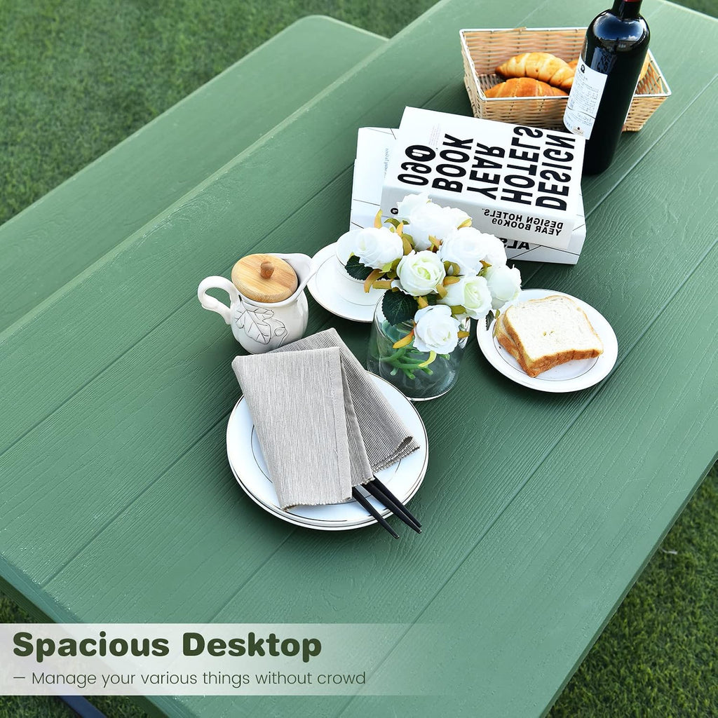 59" Outdoor Picnic Table Bench Set