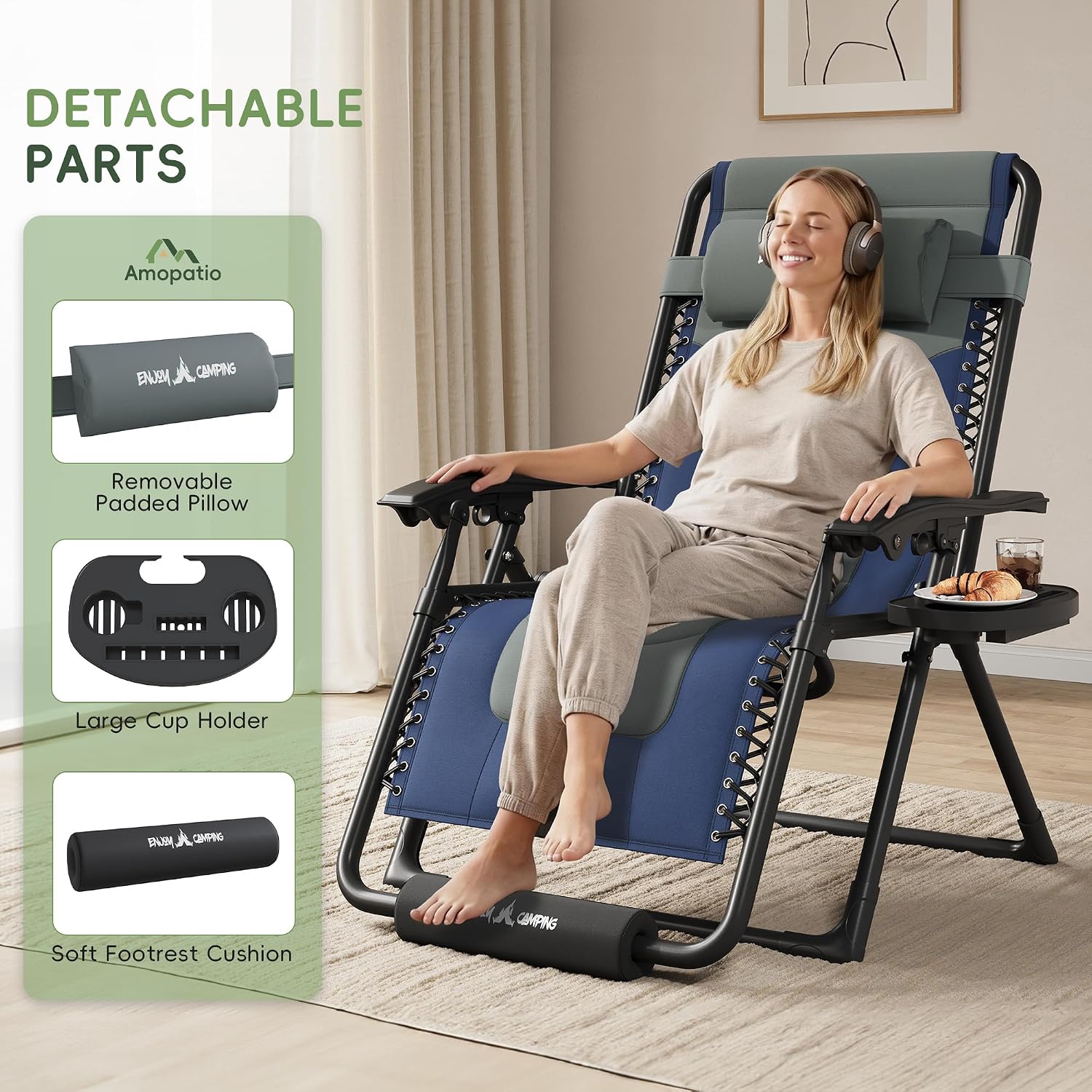 Padded XL Zero Gravity Chair