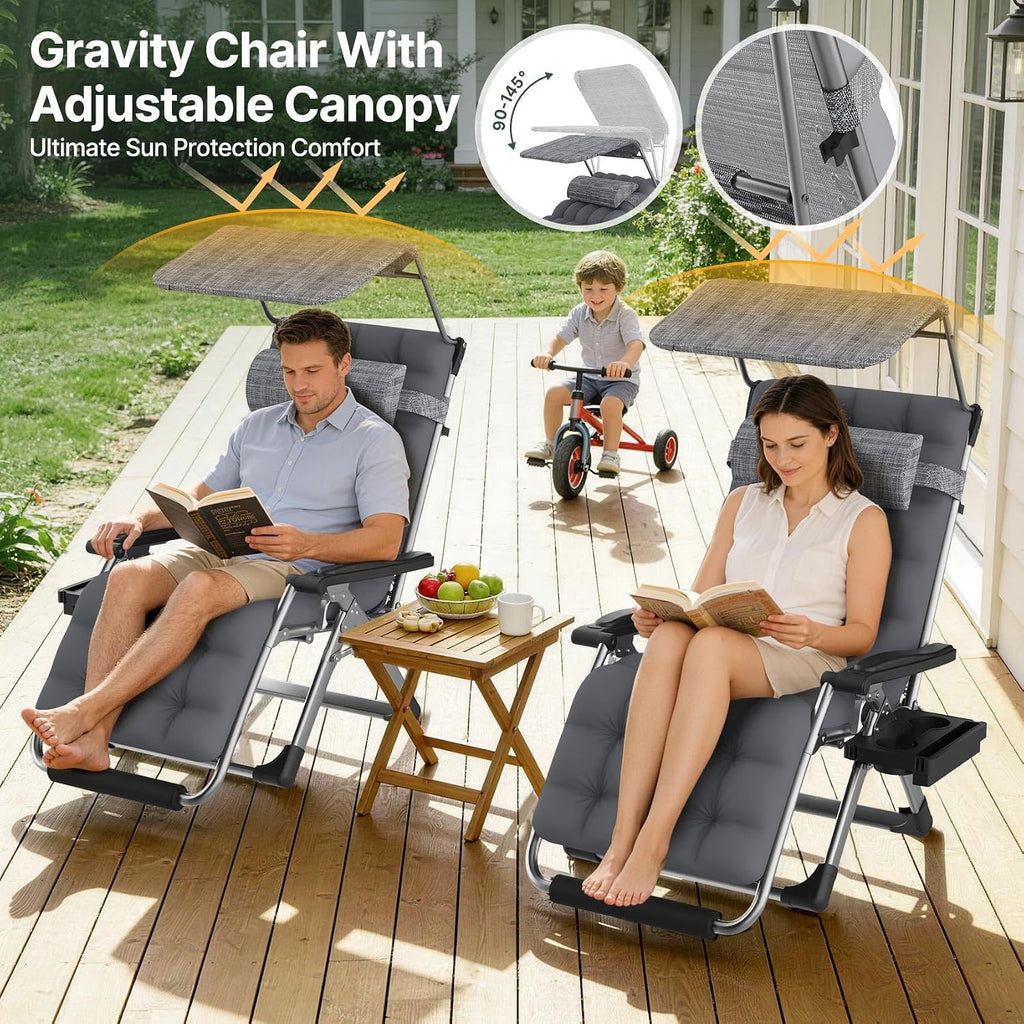 Suteck XL Zero Gravity Chair With Canopy