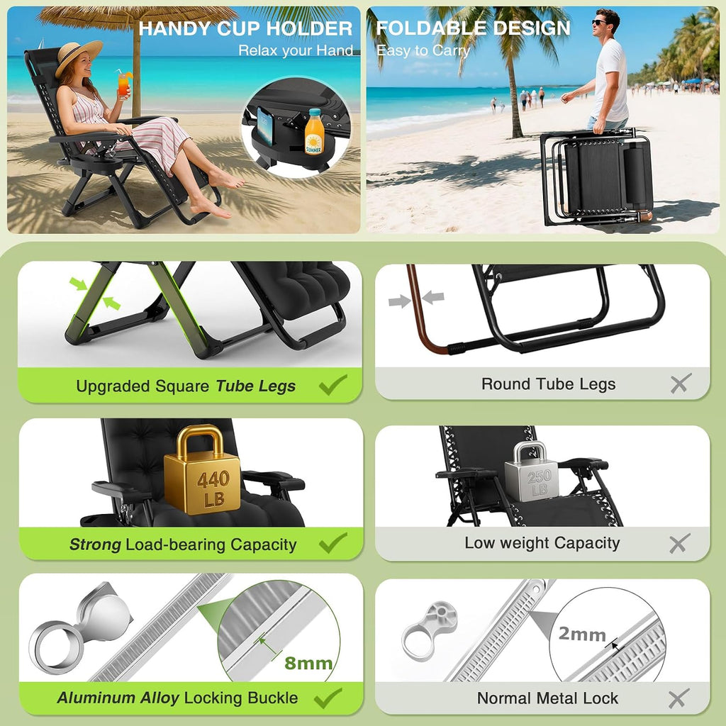 Suteck Foldable Zero Gravity Chair