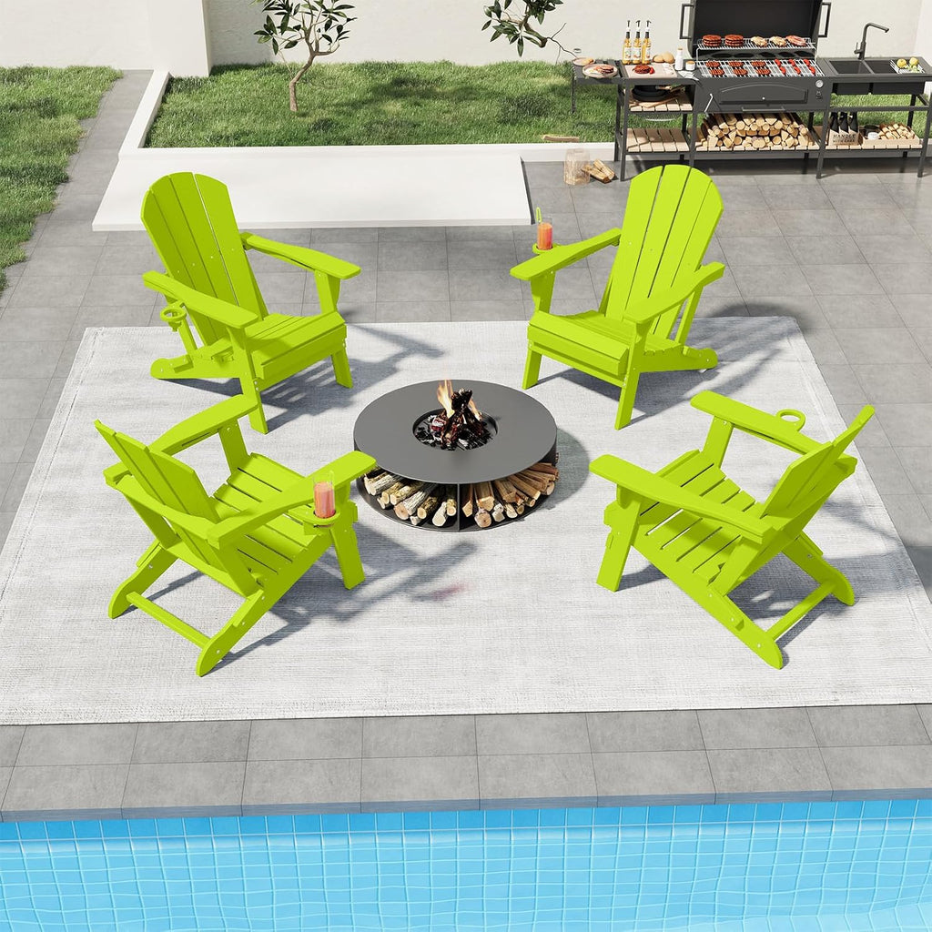 Folding Adirondack Chairs With Cup Holders
