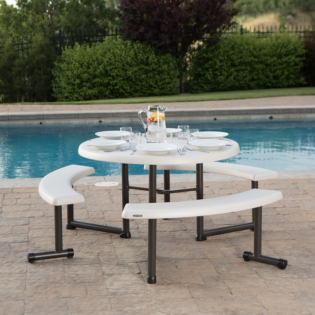 Lifetime 44" Round Picnic Table